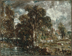 On the River Stour by John Constable