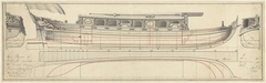 Ontwerp voor een trekjacht, geschikt ten dienst van de Admiraliteits College der Verenigde Nederlanden by Jacob de Hen