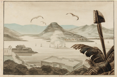 Panorama de la Baie de Rio-Janeiro Prise de Santa Therese Sta. Lucia, Faubourg de la Miséricorde, Promenade Publique, Station des Navires de la Marine Rle. Etrangère, Armação Arsenal de la Marine by Harro Harring