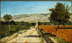 Paysage de Provence. Vue de Saint-Saturnin-les-Apt. by Paul Guigou