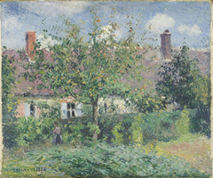 Peasant House at Éragny by Camille Pissarro