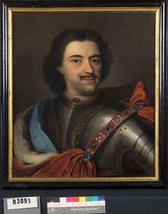 Peter de Grote (1672-1725), Czaar van Rusland by anonymous painter