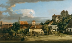 Pirna: The Obertor from the South by Bernardo Bellotto