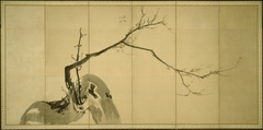 Plum Trees by Watanabe Shikō