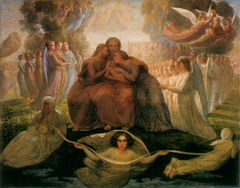 Poem of the Soul - Divine generation by Louis Janmot