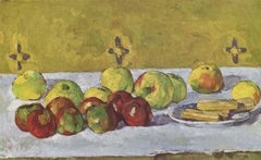 Pommes et biscuits by Paul Cézanne