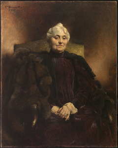 Portrait de Madame Dubernet by Léon Bonnat