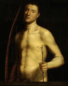 Portrait of a man as St. Sebastian by Antonis Mor