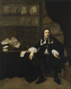 Portrait of a Notary by Michiel van Musscher