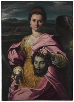 Portrait of a Woman as Judith by Agostino Carracci