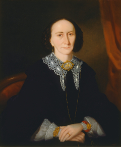 Portrait of a woman (Elizabeth Collins) by Joseph Backler