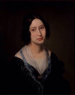 Portrait of a young lady (Carolina Zucchi?) by Francesco Hayez