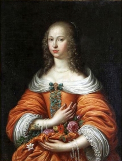 Portrait of Anna Maria Radziwiłł by Caspar Netscher