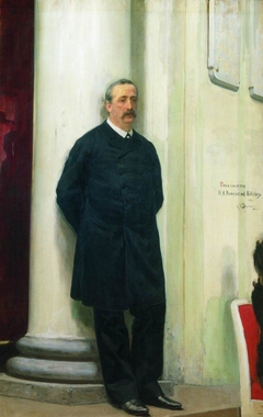 Portrait of composer and chemist Aleksander Porfirievich Borodin by Ilya Repin