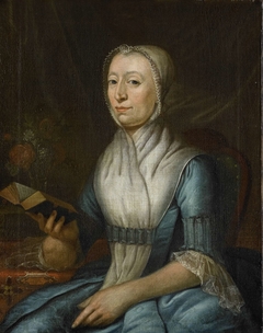 Portrait of Eva Goudriaan-de Veer by Cornelis van Cuylenburgh II