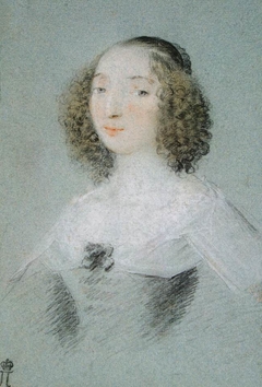 Portrait of Henriette-Marie de Buade-Frontenac by Claude Mellan