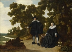 Portrait of Jan van Hensbeeck, his Wife and a Child by Gerard Donck