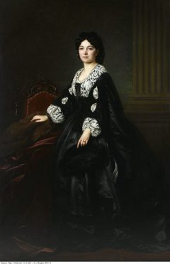 Portrait of Julia Bock by Józef Simmler