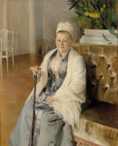 Portrait of Mrs. Anna Sinebrychoff by Albert Edelfelt