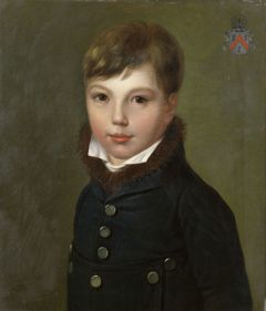 Portrait of Napoleon Liévin Bernard De Pauw, Son of Bernard Paul De Pauw and Sophie Bauwens by François Kinson