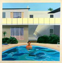 Portrait of Nick Wilder by David Hockney