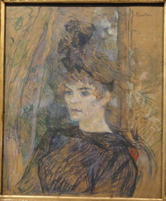 Portrait of the Painter Suzanne Valadon by Henri de Toulouse-Lautrec