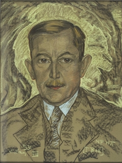 Portrait of Wojciech Korfanty by Stanisław Ignacy Witkiewicz