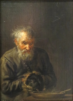 Portrait Study of an Old Man by Johan Christian Dahl