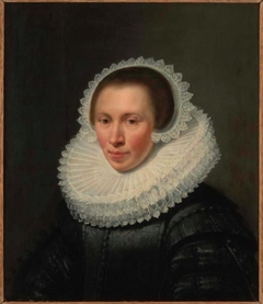 Portret van Anna van Brouchoven by Jan van Ravesteyn