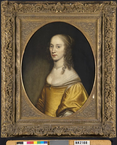 Portret van een vrouw by Paulus Lesire