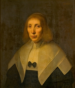 Portret van een vrouw, vermoedelijk Janke van Donia by Friesland