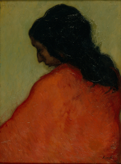 Profile of a Gypsy Woman by Isidre Nonell