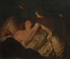 Psyche Discovering the Sleeping Cupid by Anonymous