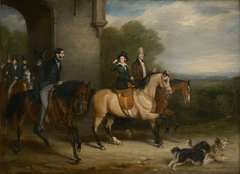 Queen Victoria (1819-1901) riding out by Francis Grant