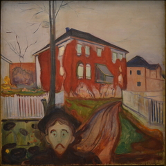 Red Virginia Creeper by Edvard Munch