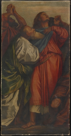 Reduced Study of a Portion of the Lower Part of Titian's Picture of "The Assumption of the Virgin," in the Academy of Venice by Charles Herbert Moore