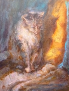 Sad Cat by Kate Van Suddese