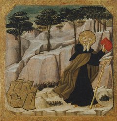 Saint Anthony Abbot Tempted by Gold by Giovanni di ser Giovanni Guidi