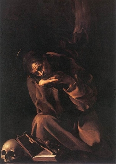 Saint Francis in Meditation by Caravaggio