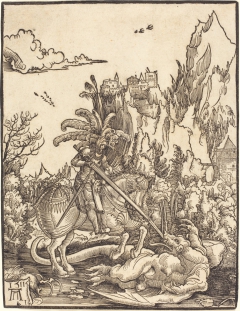 Saint George Slaying the Dragon by Albrecht Altdorfer