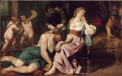 Samson and Delilah by Domenico Fiasella