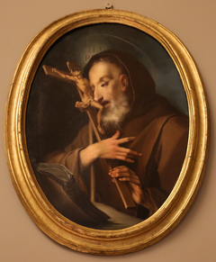 san francesco abraccia il crocifisso by Ignazio Stern