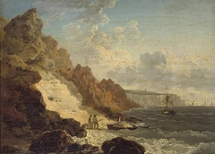 Sand Quarry at Alum Bay by Julius Caesar Ibbetson
