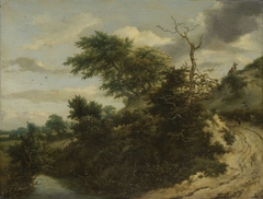 Sandy Track in the Dunes by Jacob Isaacksz. van Ruisdael