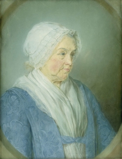 Sara Hinloopen (1689-1775). Echtgenote van Arent van der Waeyen by Jean Baptiste Perroneau