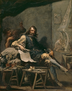 Satire on a Nobleman in Misery by Alessandro Magnasco