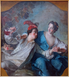 Scène galante by Jean-Marc Nattier