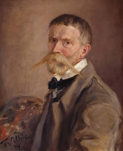 Self-portrait by Fritz von Uhde