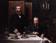 Sir Walter Besant; James Rice by Archibald Stuart-Wortley