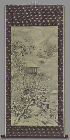 Snow Landscape by Mochizuki Gyokusen